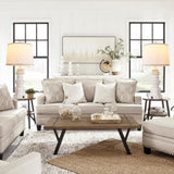 Table Lamps for Nightstand Set of 2, Bedside Lamp with Dual USB Charging Ports, Farmhouse Decor W3355P323259