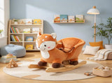 Safe Spotted Deer Rocking Horse, with Sounds, Seat Belt & Widened Base, for Toddlers 1-3 Years, 38635981