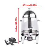 3-Gallon Beverage Dispenser, US Standard 110V Electric Heated Hot and Cold Drink Container with 52364353