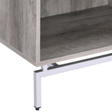 Weathered Grey Oak and White Accent Table B062P181407