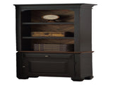 Right Pier Cabinet, No Assembly Required, Heirloom Black Finish B108P163861