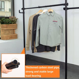 Double Clothing Rack, Adjustable Racks for Hanging Clothes, 2 Tier Clothes Heavy Duty Garment White 14683683