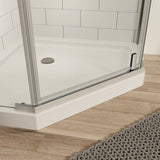 Pivot shower door, with 1/4" tempered glass , 34.75 in. x 72 in. Frameless Neo-Angle Pivot Shower W2122131072