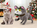 Holiday decoration 3D cute cat with LED lights 09458148
