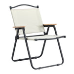 ZUN 2-piece Folding Outdoor Chair for Indoor, Outdoor Camping, Picnics, Beach,Backyard, BBQ, Party, W24190812