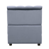 Grey Modular Armless Chair B062P189147