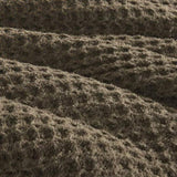 Waffle Knit Chenille Comforter Set King B035P294137