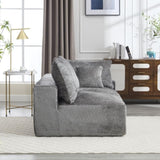 UNITED WE WIN Memory Foam 2-Seater Couch, No Installation & Easy to Transport, Deep Seat Modern Sofa W1568P222616