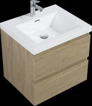 ZUN 24" Floating Bathroom Vanity with Sink, Modern Wall-Mounted Bathroom Storage Vanity Cabinet with W1573P152694