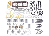 Overhaul Repair Kit fits Yanmar 3TNV88 3TNV88C Engine Piston Bearing Gasket Set 65837710