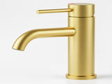 Single Handle Bathroom Faucet Lavatory Faucet Stainless Steel Single Hole-T10, Brushed GoldUnable 57713615
