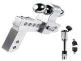 Fits 2" Receiver Trailer Adjustable 8" Drop/Rise 12500 LBS 2" & 2-5/16" Ball w/Anti-Theft 23755249