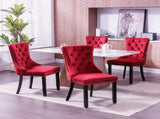 Classic Velvet Dinings, High-end Tufted Solid Wood Contemporary Velvet Upholstered Dining 70673798