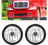 ZUN Leavan Fog Lights Replacement With Bulbs Fit For Freightliner Columbia 2000-2015 Passenger & Driver 09697808