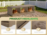 Nesting Boxes for Chickens, Wooden Chicken Nesting Box, Laying Eggs Nest Box for Chickens Hens 36622746