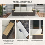Rattan Three-Seat Sofa 48648870