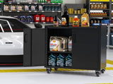Heavy-Duty Metal Garage Storage Cabinet with Wheels - Sturdy and Durable Tool Storage Cabinet for T2398P223005