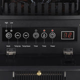 1500W Freestanding Three-door Glass 3D Flame Fireplace with Remote Control/Quartz tube heating/Fake 99663801