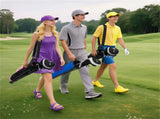Portable Golf Carry Bag - Dual Carrying , Zippered PocketBottle 99989528