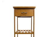 Modern Contemporary Trolley With Three Open Shelves And Storage Drawer B2741P341690
