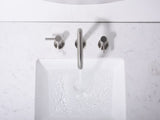 Bathroom Faucet For bathroom Sink With Two Handles, Pop Up Drain And Supply Lines B2724P501297