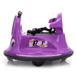 ZUN 12V Snail-Shaped Kids Electric Bumper Car with Remote Control, Ride On Car with LED Lights, Music, W2181P156753