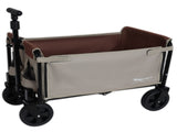 All-in-One Convertible Folding Camping Wagon Cart Bench Seat, Storage Compartment & Included Dog W2932P312715