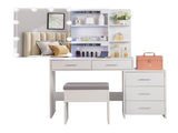 Particleboard Triamine Veneer 5 Pumps 2 Shelves Mirror Cabinet Three Dimming 19376739
