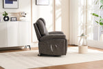 ZUN Power Lift Recliner Chair with Massage for Elderly, Overstuffed Wide Recliners, Heavy Duty and W1622P196284