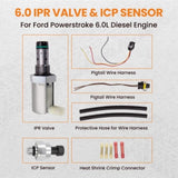 IPR & ICP for Ford 6.0L Fuel Pressure Regulator Injection Sensor w/ Connector C2409140011 17660727