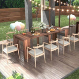 Multifunctional extendable console table W331106545