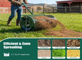 27"16" Lawn Fertilizer Spreader with Diamond Mesh Clump-Free Garden Compost Spreader 22173685