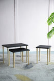 Set of 3 Side Tables, L25x15.5x21" M20x15x18.5" S14x14x16.5" W2078P175317