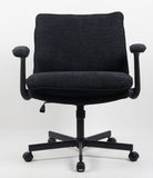 Cross-Legged Friendly Office Chair with Criss Cross Frame, Rolling Casters & Fold-Down Arms, 85266268