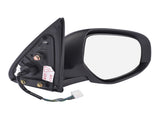 Black Passenger Side 9 Lines Rearview Mirror for 2014-2019 Mitsubishi Outlander 7632B354 7632B414XA 83080674