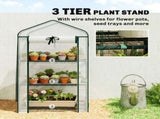 Garden Bed with Mini Greenhouse 80405371
