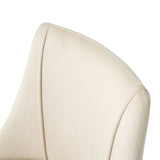 Modern velvet fabric metal legs living room furniture dining chair, plated five-claw legs, soft and W210P217846