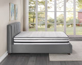 12-inch Queen Mattress Highly Breathable Quilted Cover Hybrid Mattress, White, Plush Foam Mattress B011P213352