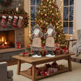 2PCS Set Christmas Gnome Decorations Holiday Table Centerpieces for Party Gifts, Spooky Desktop 49715647