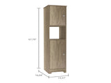 Brighton 1-Shelf Linen Cabinet Light Oak B06280089
