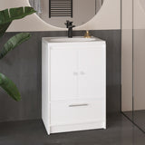 Bathroom Vanity with Two Doors, Two Drawers Madison, White B200P313684