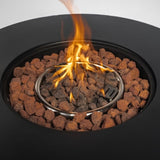 ZUN 30inch Propane Round Fire Table 40000BTU Propane Fire Pit Table W853130169