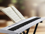 88 Key Folding Piano Semi-Weighted Standard Keyboards Digital Piano with Dual-tube X-Shape Stand 89687259