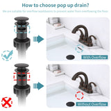 Bathroom Faucet 2-Handle Oil Rubbed Bronze Aerator, Swan Style 4-inch Centerset Vanity Sink T3177P277485