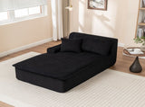 Right Armrest Chaise Lounge Chair Upholstered Sofa Bed No Assembly Required,Oversized Sleeper Chair W1170P333284