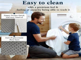 MADE IN US 10" King Size Green Tea Memory Foam Mattress in Box, Fiberglass Free, White W311P371389
