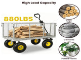 3-in-1 Oversized Steel Garden , 880lbs Pullable Mesh Metal Garden, All-Terrain Utility 58365915