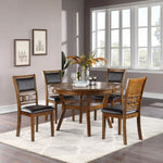 ZUN Set of 2 Upholstered Dining Chair in Walnut Finish SR011813