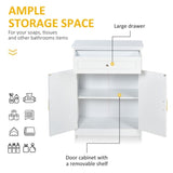 ZUN Bathroom Storage Cabinet White （Prohibited by WalMart） 02001708