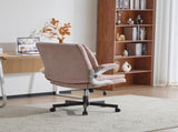 Criss Cross Legged Office Chair with Flip-Up Back Built-In Dynamic Airbag Lumbar Support, Wide Seat 96845061